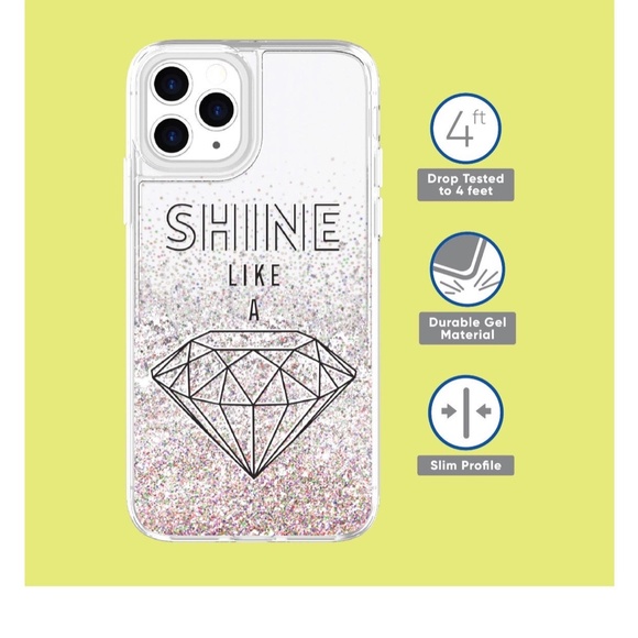 Iphone 11 Pro Max Glitter Case Shine like a diamond - Picture 2 of 6
